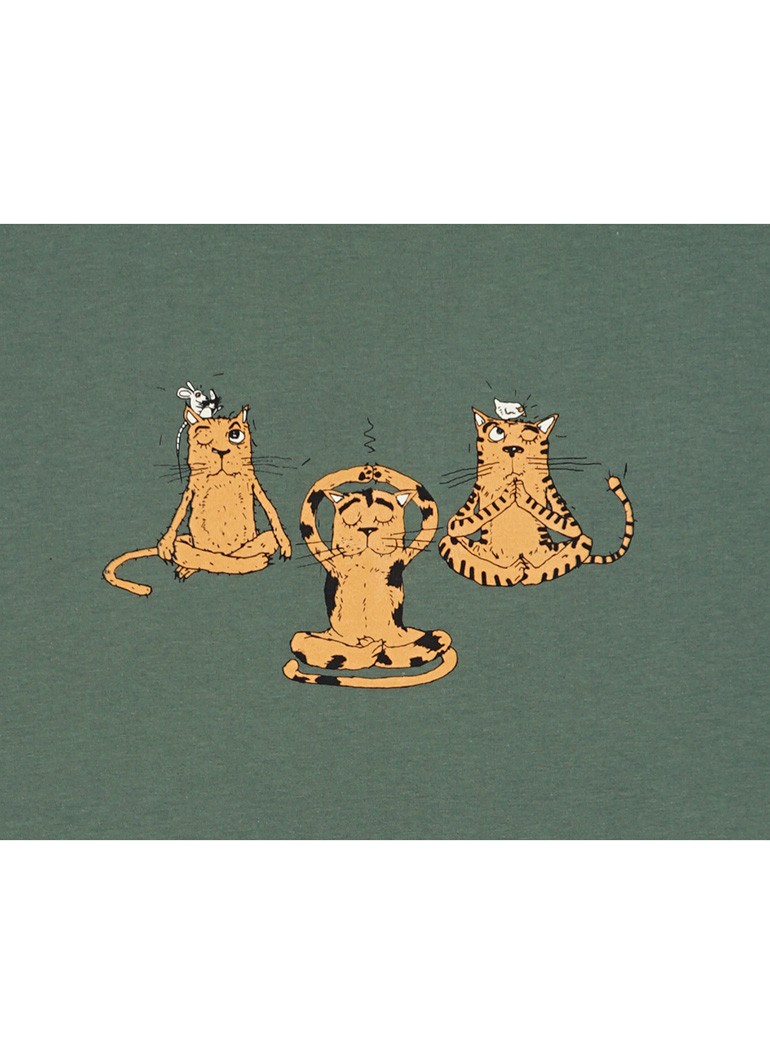 Yogacı Kediler - Yeşil
